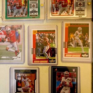 7 MINT CJ STROUD ROOKIES WORTH SOME $$…